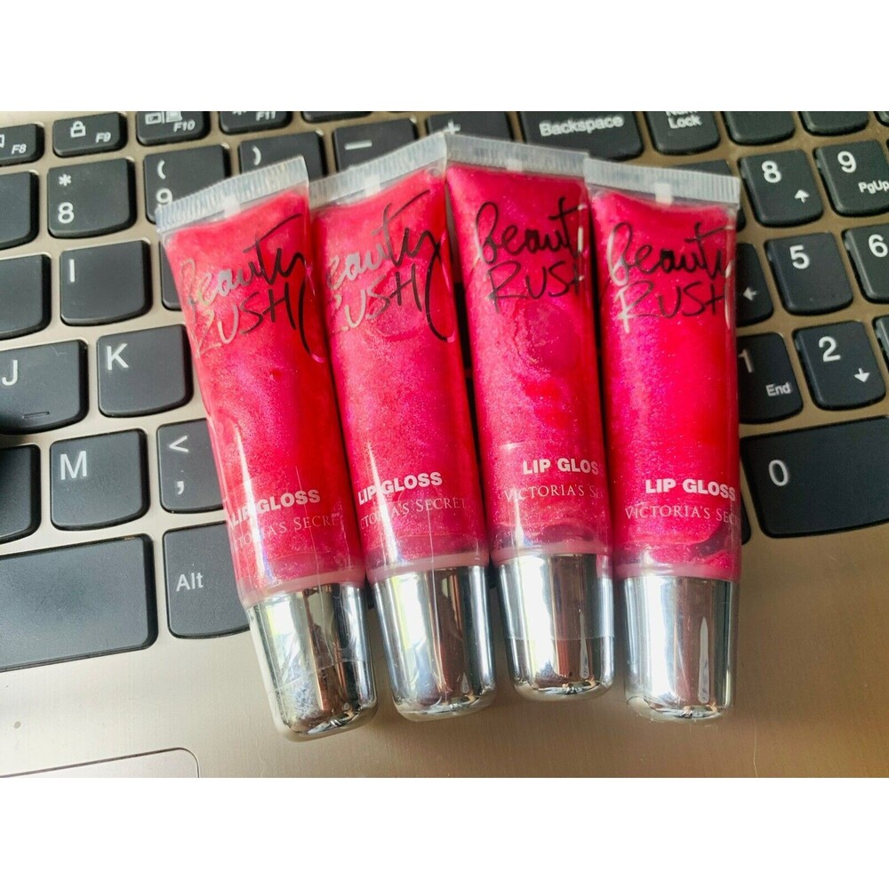 Set Of 4 Vintage Formula Victoria's Secret Beauty Rush Tiny Bubbles Lip …